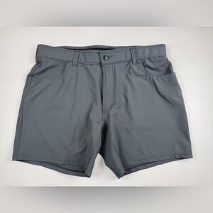 Origin Maine USA Men's 40 Gray Stretch Poly VRSA Lite Performance Shorts 7”